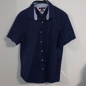 Mens Tommy Hilfiger short sleeve button up